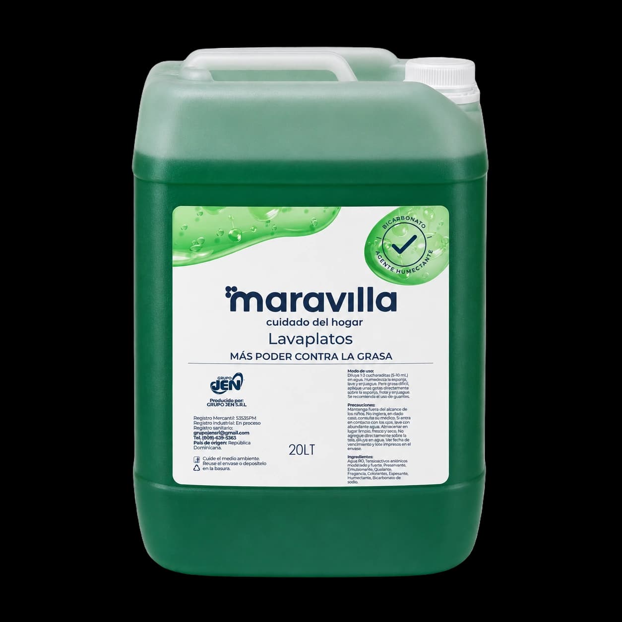 Lavaplatos Garrafón 20 L